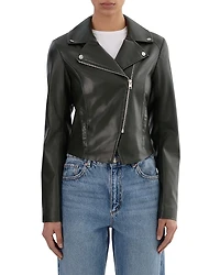 Lamarque Pascale Faux Leather Moto Jacket