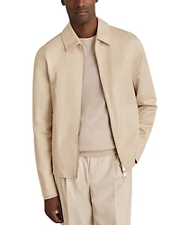 Reiss Preach Regular Fit Twill Trucker Jacket