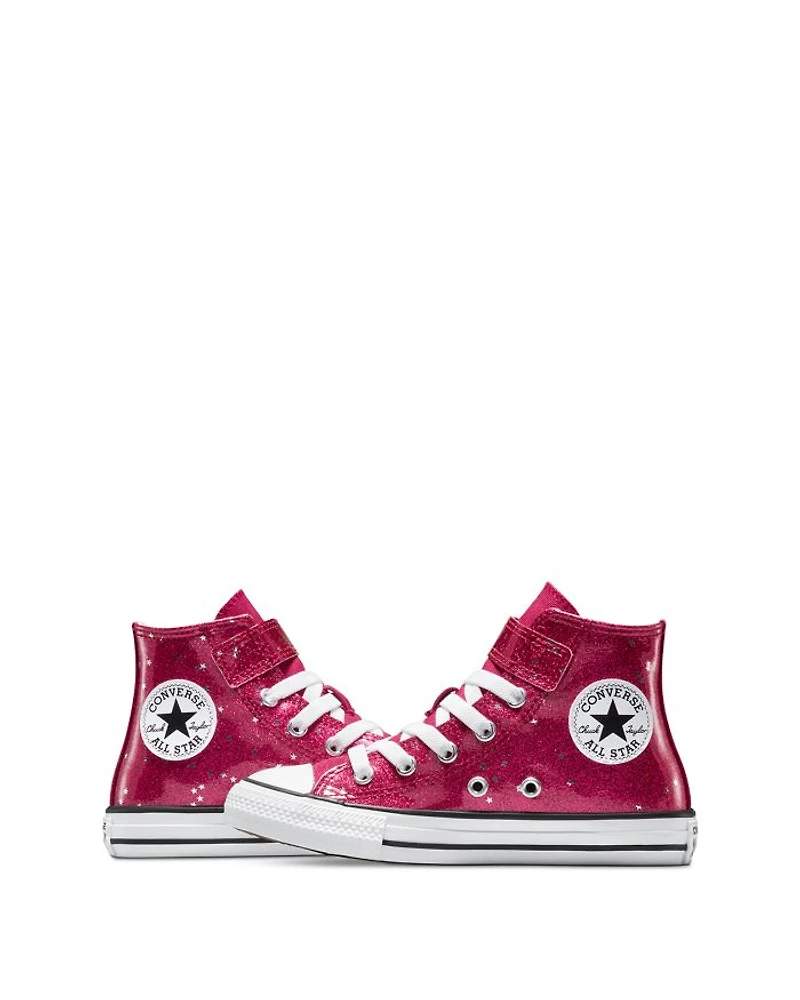 Girls' Chuck Taylor All Star Glitter Easy On Sport Sneakers - Toddler, Little Kid