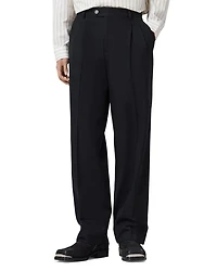 Tallis Pleated Straight Fit Pants