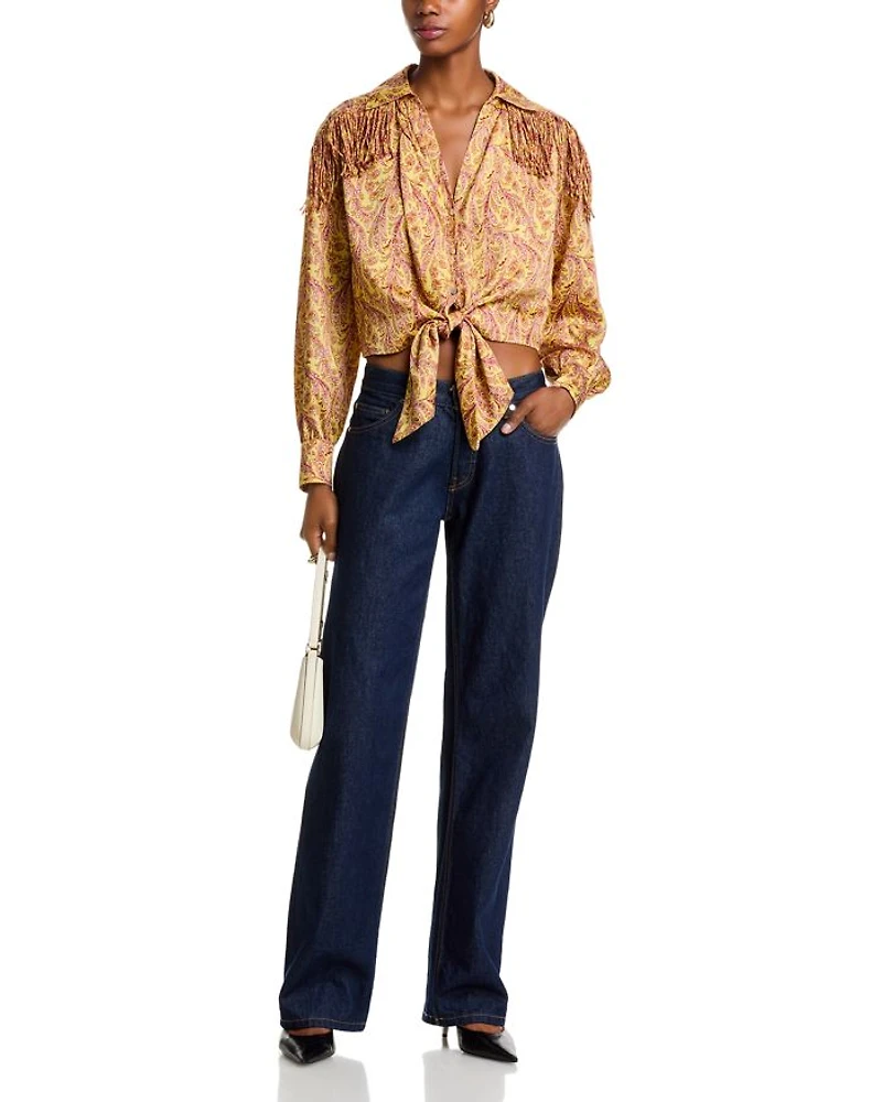 Fringe Charming Paisley Shirt