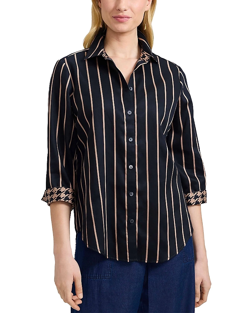 Foxcroft Margie Stripe Shirt