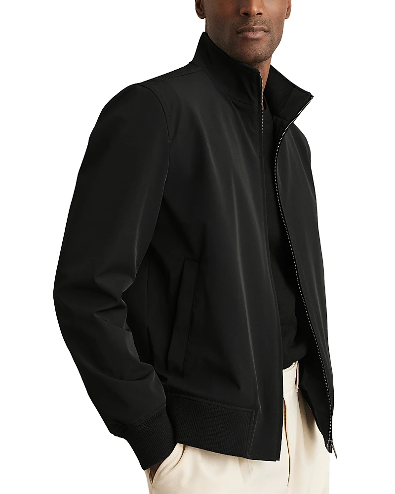 Reiss Brad Regular Fit Tech Bomber Jacket