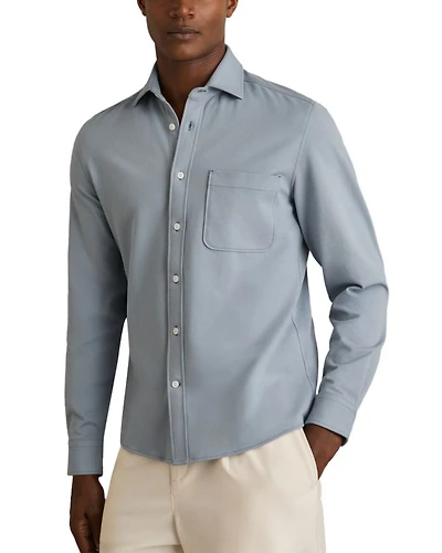 Kappo Regular Fit Soft Twill Overshirt