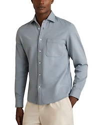 Kappo Regular Fit Soft Twill Overshirt