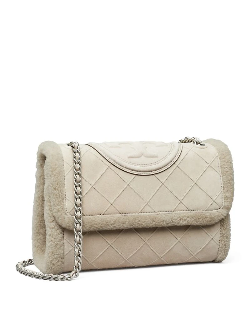 Fleming Soft Shearling Convertible Shoulder Bag