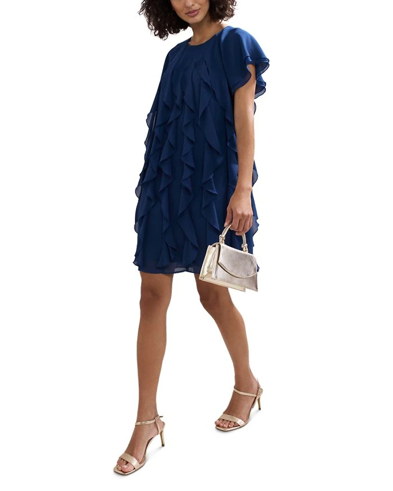 Claudette Ruffled Mini Dress