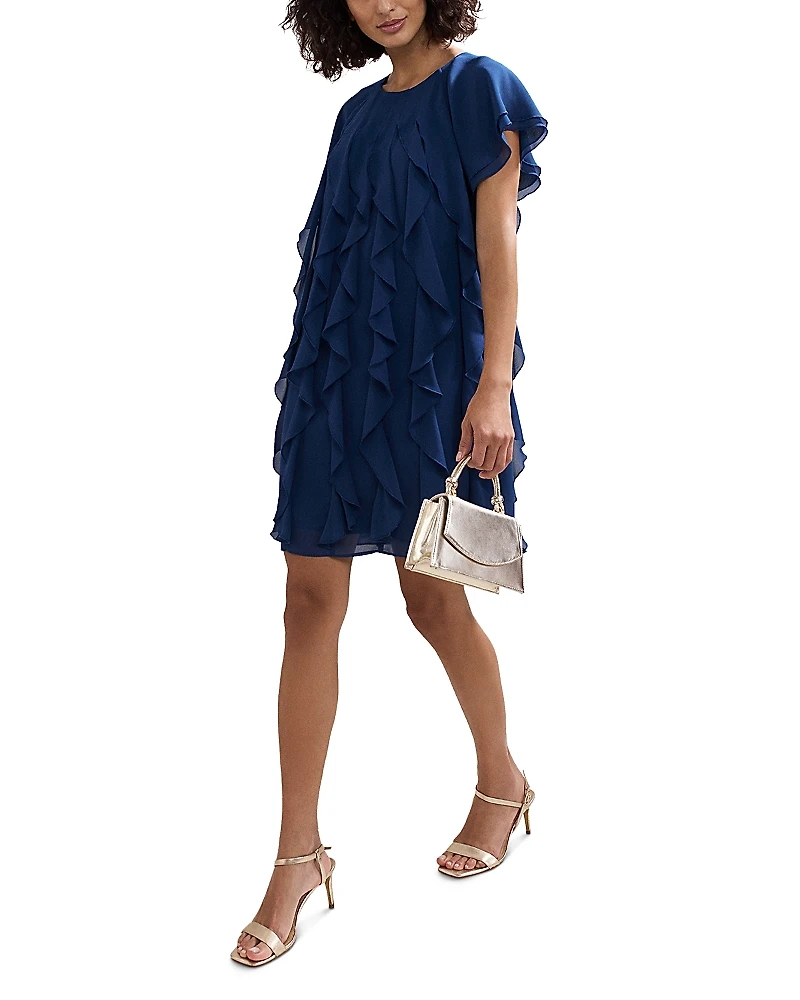 Phase Eight Claudette Ruffled Mini Dress