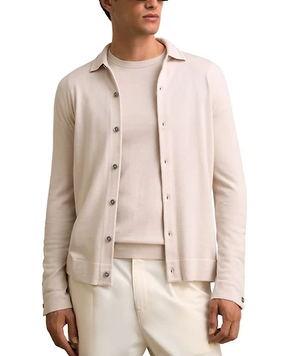 Forbes Regular Fit Merino Wool Cardigan
