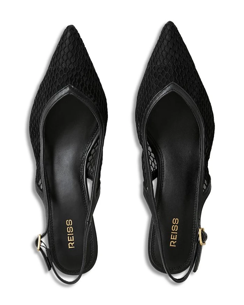 Women's Sirena Mesh Slingback Pumps