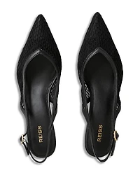 Women's Sirena Mesh Slingback Pumps