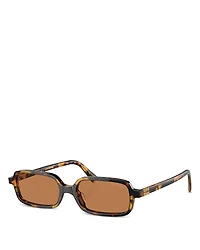 Miu Miu Rectangle Sunglasses, 51mm