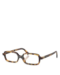 Miu Regard Rectangle Sunglasses, 52mm