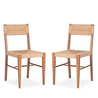 Cody Rattan Dining Chairs, Set of 2