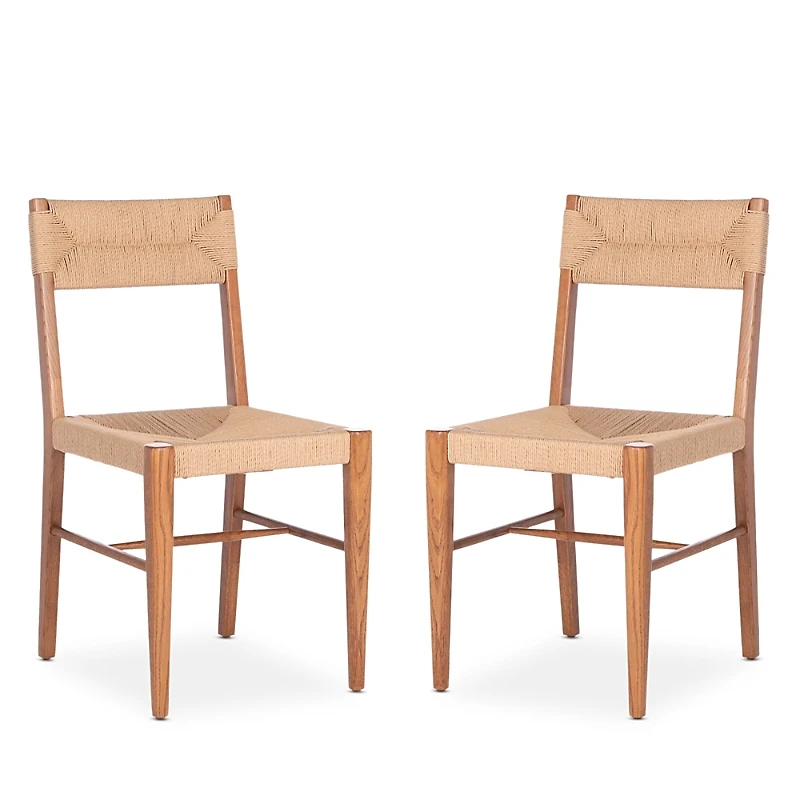 Safavieh Cody Rattan Dining Chairs, Set of 2, Natural