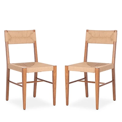 Safavieh Cody Rattan Dining Chairs, Set of 2, Natural