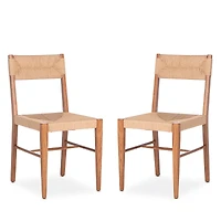 Safavieh Cody Rattan Dining Chairs, Set of 2, Natural