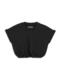 KatieJnyc Girls' Tween Jojo Cropped Bubble Tee - Big Kid