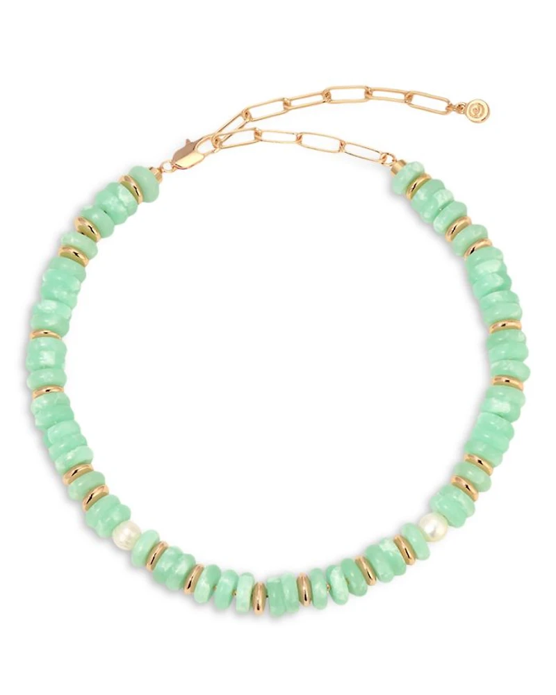 Saint Tropez Beaded Collar Necklace, 15"-20"
