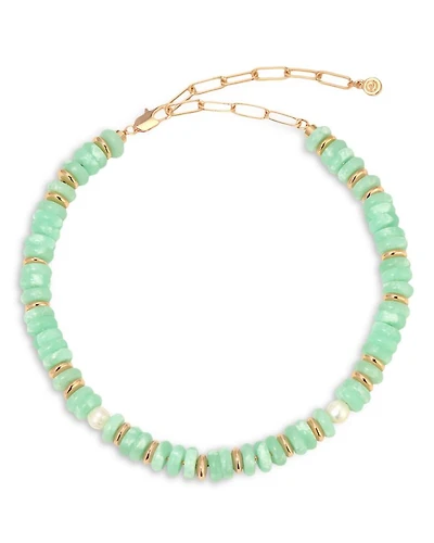 Saint Tropez Beaded Collar Necklace, 15"-20"