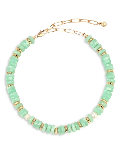 Ettika Saint Tropez Beaded Collar Necklace