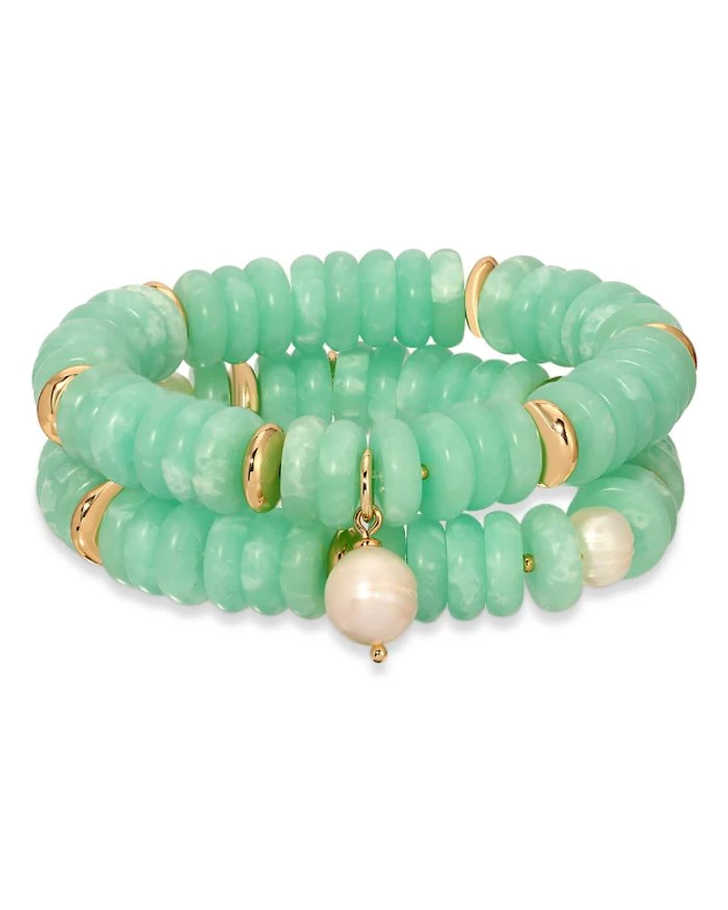 Saint Tropez Beaded Stretch Bracelets