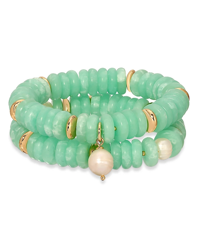 Ettika Saint Tropez Beaded Stretch Bracelets