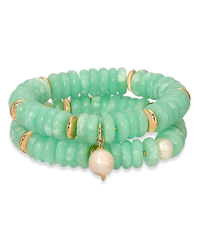 Ettika Saint Tropez Beaded Stretch Bracelets
