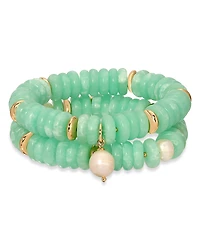 Ettika Saint Tropez Beaded Stretch Bracelets