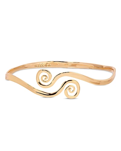 Ettika Intertwined Aura Swirl Arm Cuff
