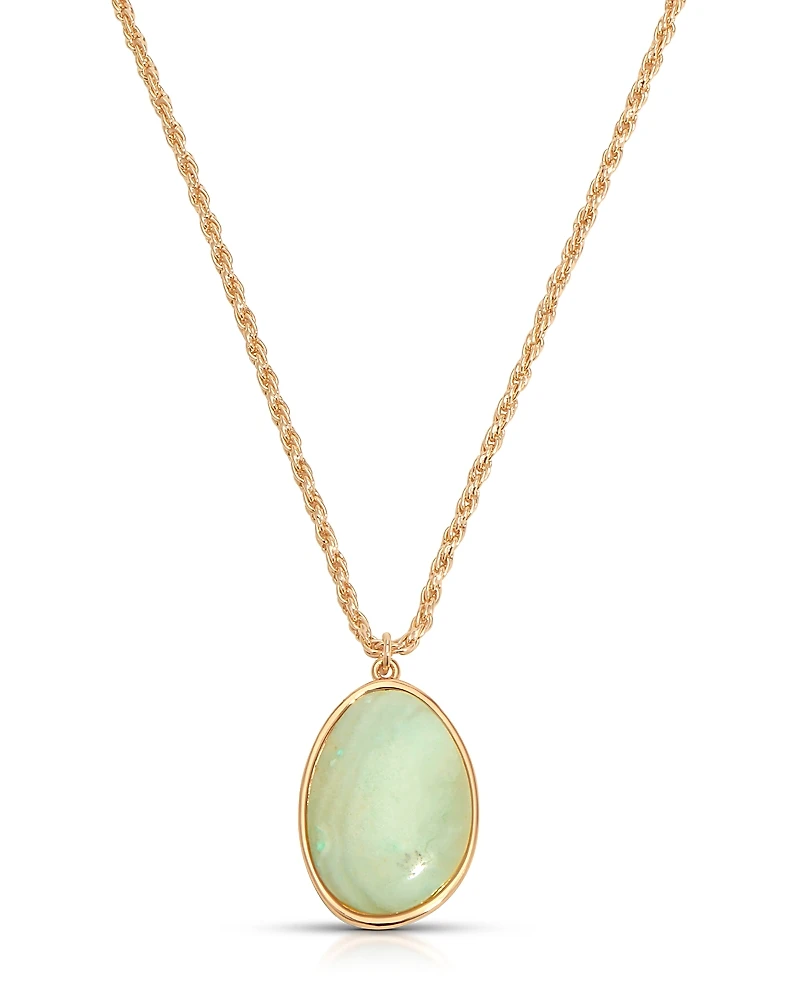 Ettika Amazonite Pendant Necklace, 15.75-19.5