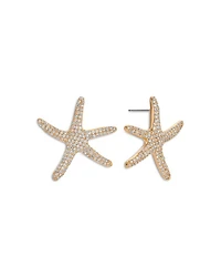 Pavé Starfish Statement Stud Earrings
