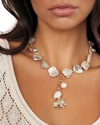 True Shell Necklace, 14.74"
