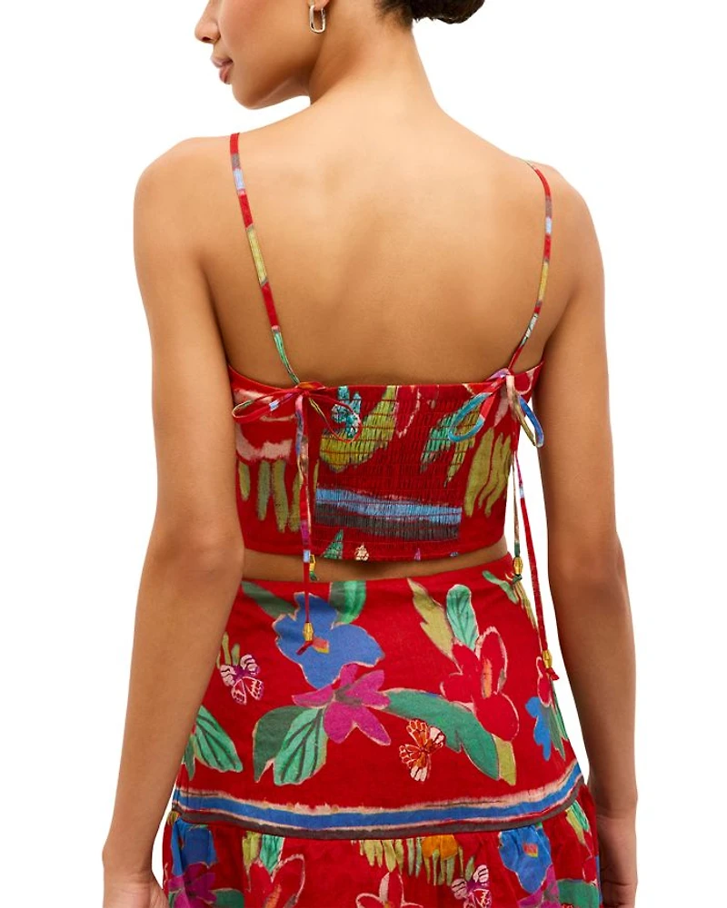 Wyatt Printed Crop Top