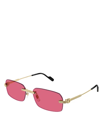 Cartier Rectangle Sunglasses, 58mm