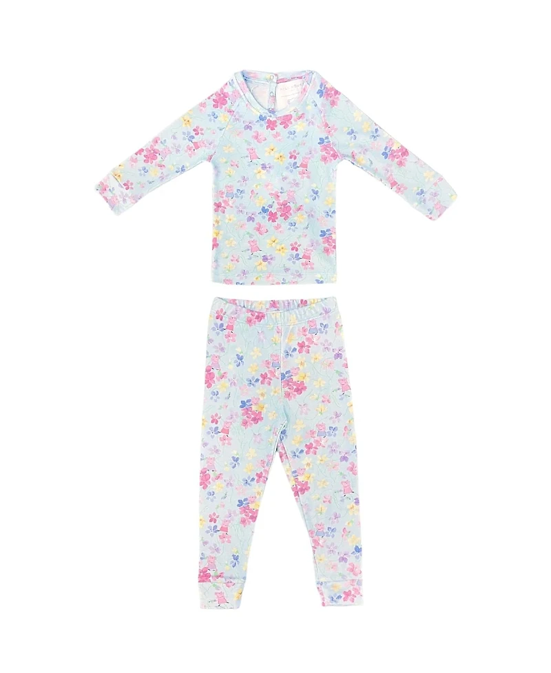 Hill House Home Girls' The Peppa Pig Tiny Pj Set - Baby, Little Kid