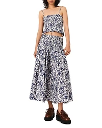 Printed Maxi Skirt