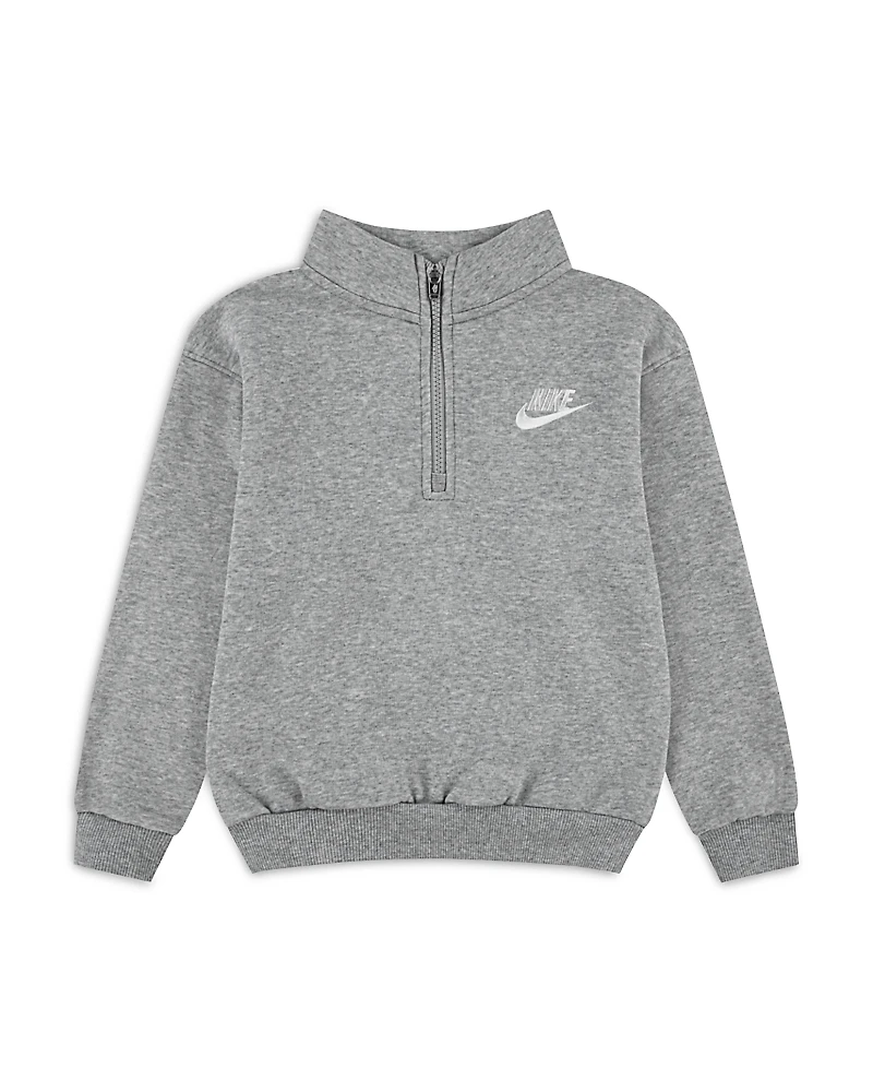 Nike Boys' Quarter Zip Fleece Sweatshirt - Little Kid