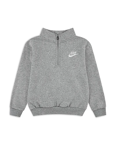 Nike Boys' Quarter Zip Fleece Sweatshirt - Little Kid