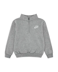 Nike Boys' Quarter Zip Fleece Sweatshirt - Little Kid