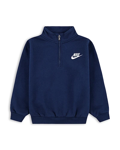 Nike Boys' Quarter Zip Fleece Sweatshirt - Little Kid