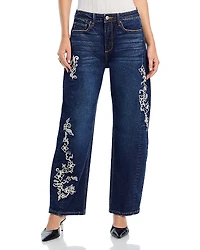 Driftwood Elaine X Raised Rode Barrel Leg Jeans