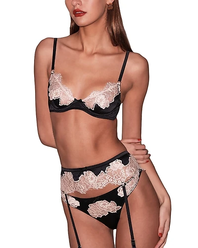 Fleur du Mal Juliet Lace Demi Bra