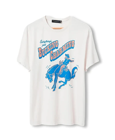 Junk Food Clothing Unisex Bucking Charming Vintage Tee