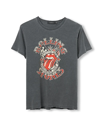 Junk Food Clothing Women's The Rolling Stones Tattoo You Vintage Tee