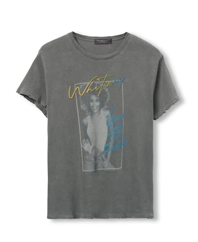 Women's Whitney Houston I Wanna Dance Vintage Tee
