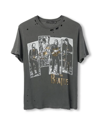 Women's The Beatles Rooftop Vintage Destroy Tee