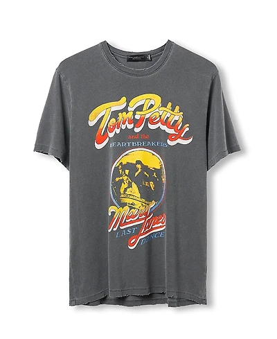 Junk Food Clothing Unisex Tom Petty Mary Janes Last Dance Vintage Tee