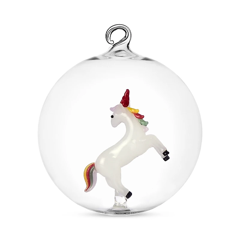 Ichendorf Unicorn Glass Ornament