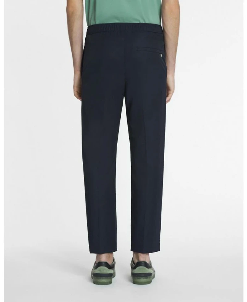 Elastic Waistband Pants Technical Cotton